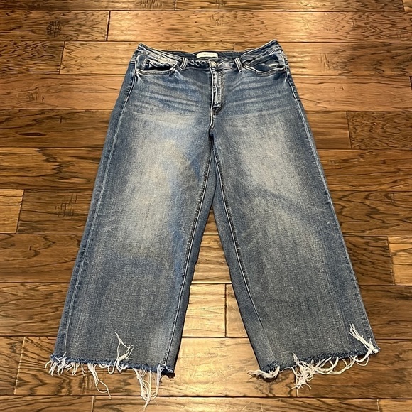 Flying Monkey Wide Leg Crop High Rise Size 32 - Picture 1 of 16